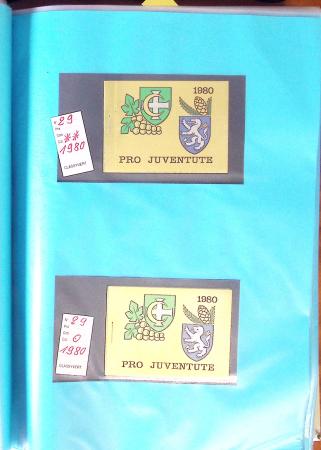 1900-2002, Collection de SUISSE en 13 albums et classeurs,