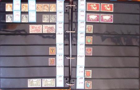 1900-2002, Collection de SUISSE en 13 albums et classeurs,