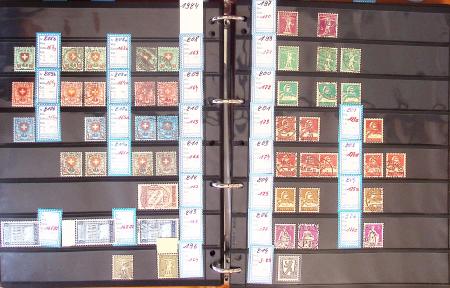 1900-2002, Collection de SUISSE en 13 albums et classeurs,