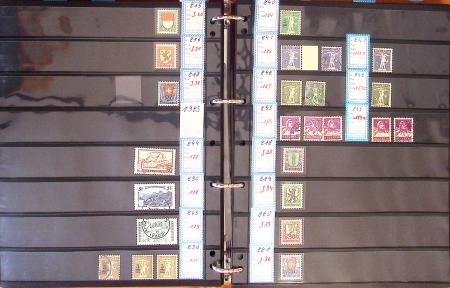 1900-2002, Collection de SUISSE en 13 albums et classeurs,
