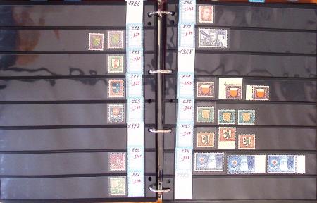 1900-2002, Collection de SUISSE en 13 albums et classeurs,