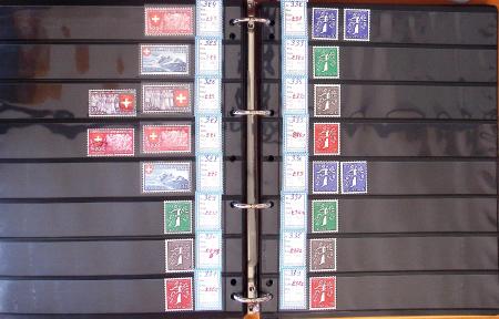 1900-2002, Collection de SUISSE en 13 albums et classeurs,