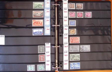 1900-2002, Collection de SUISSE en 13 albums et classeurs,
