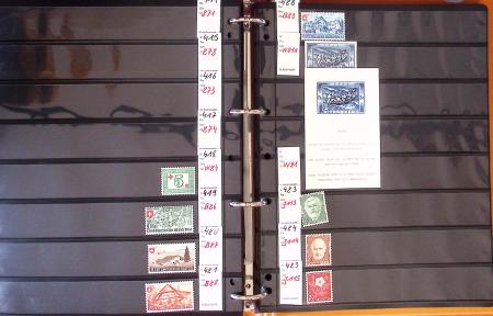 1900-2002, Collection de SUISSE en 13 albums et classeurs,