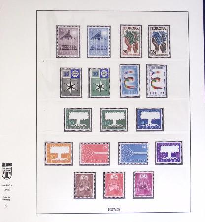 1900-2002, Collection de SUISSE en 13 albums et classeurs,