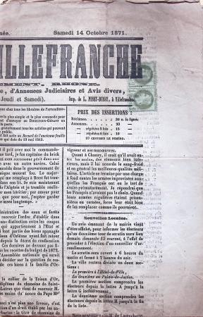 1870-1900 Ensemble d'IMPRIMÉS, principalement journaux