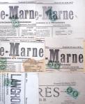1870-1900 Ensemble d'IMPRIMÉS, principalement journaux