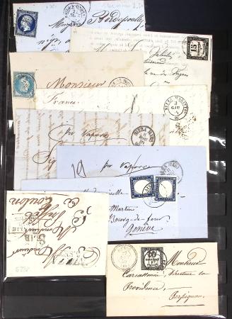 1849-1920 Impressionnant lot de centaines de lettres,