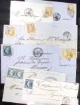1849-1920 Impressionnant lot de centaines de lettres,