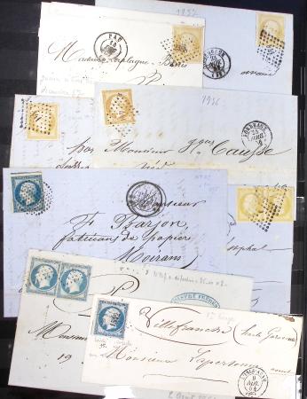 1849-1920 Impressionnant lot de centaines de lettres,