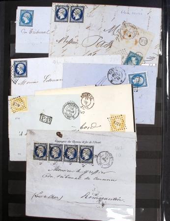 1849-1920 Impressionnant lot de centaines de lettres,