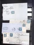 1849-1920 Impressionnant lot de centaines de lettres,