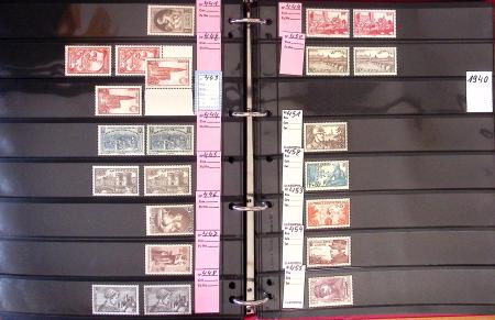 1900-2009, Collection de France en 15 classeurs, neuf