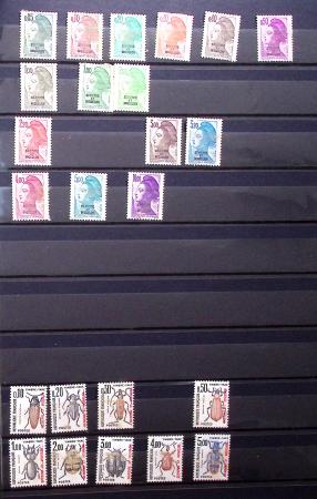 1955-2024, Collection des TAAF en 2 classeurs,  dont