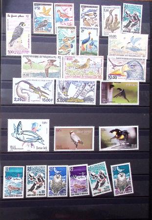 1955-2024, Collection des TAAF en 2 classeurs,  dont