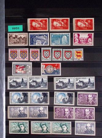 1950-2023, Collection de bloc souvenirs en quantité