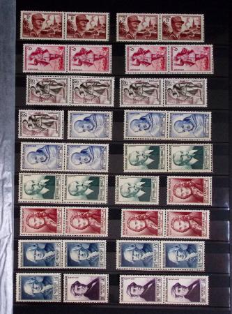 1950-2023, Collection de bloc souvenirs en quantité