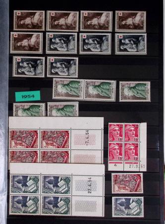 1950-2023, Collection de bloc souvenirs en quantité