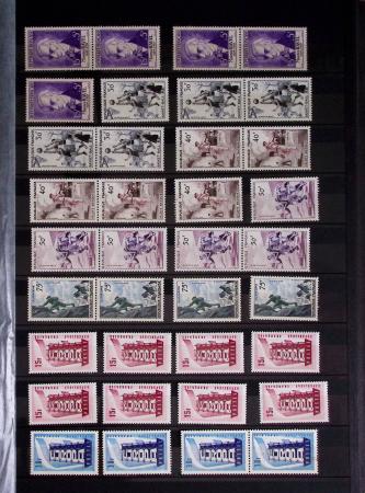 1950-2023, Collection de bloc souvenirs en quantité