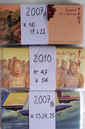 1950-2023, Collection de bloc souvenirs en quantité