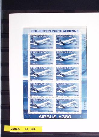 1997-2021, Deux classeurs de poste Aérienne en mini-feuilles