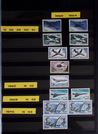 1997-2021, Deux classeurs de poste Aérienne en mini-feuilles