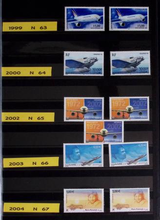 1997-2021, Deux classeurs de poste Aérienne en mini-feuilles