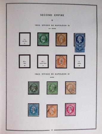 1849-1979, Collection de France en deux classeurs Moc,