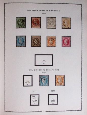 1849-1979, Collection de France en deux classeurs Moc,