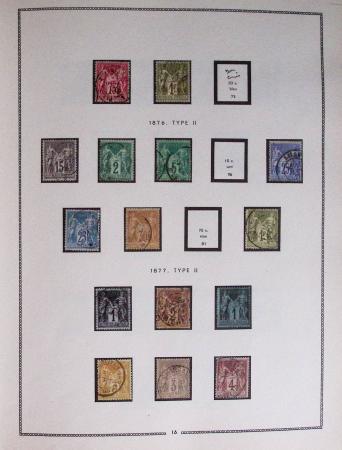 1849-1979, Collection de France en deux classeurs Moc,