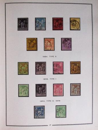 1849-1979, Collection de France en deux classeurs Moc,