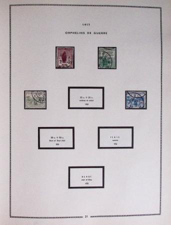 1849-1979, Collection de France en deux classeurs Moc,