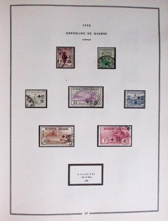 1849-1979, Collection de France en deux classeurs Moc,