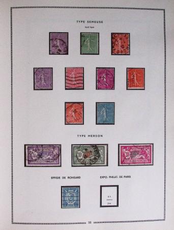 1849-1979, Collection de France en deux classeurs Moc,