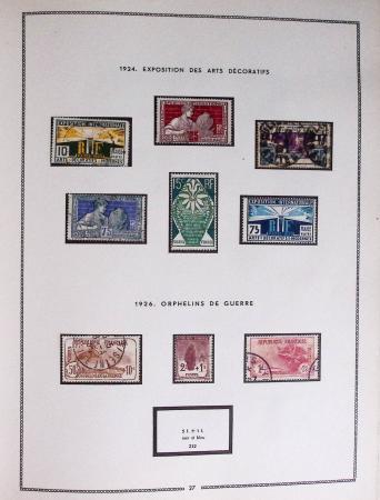 1849-1979, Collection de France en deux classeurs Moc,