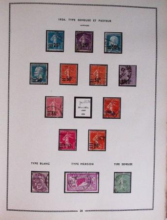1849-1979, Collection de France en deux classeurs Moc,