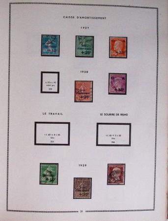 1849-1979, Collection de France en deux classeurs Moc,