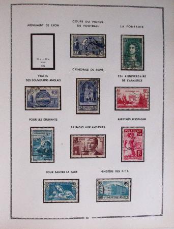 1849-1979, Collection de France en deux classeurs Moc,