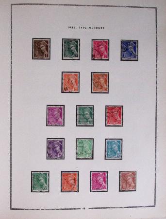 1849-1979, Collection de France en deux classeurs Moc,