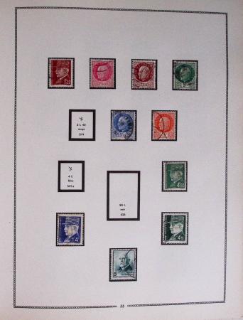 1849-1979, Collection de France en deux classeurs Moc,