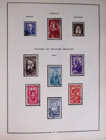 1849-1979, Collection de France en deux classeurs Moc,