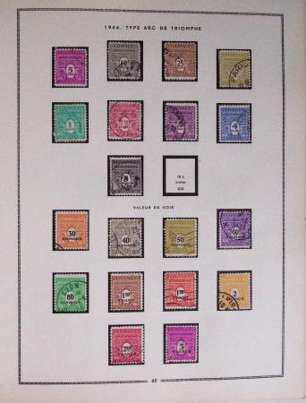 1849-1979, Collection de France en deux classeurs Moc,