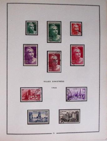 1849-1979, Collection de France en deux classeurs Moc,