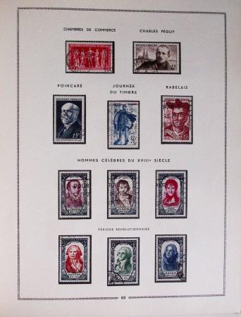 1849-1979, Collection de France en deux classeurs Moc,
