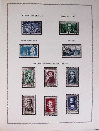 1849-1979, Collection de France en deux classeurs Moc,