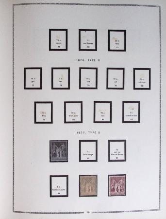 1849-1979, Collection de France en deux classeurs Moc,