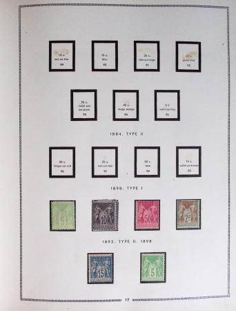 1849-1979, Collection de France en deux classeurs Moc,