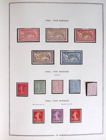 1849-1979, Collection de France en deux classeurs Moc,
