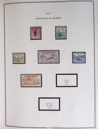 1849-1979, Collection de France en deux classeurs Moc,