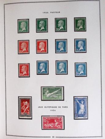 1849-1979, Collection de France en deux classeurs Moc,
